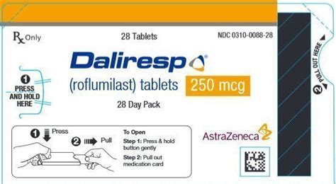 side effects of daliresp 250 mcg